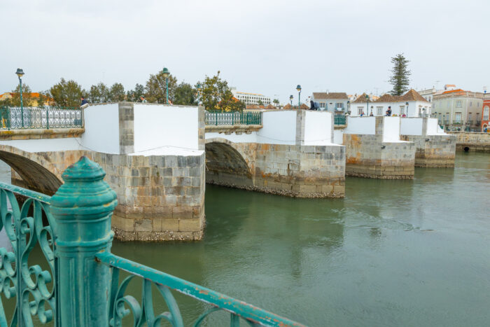 Roman Bridge in Tavira, Algarve, Portugal